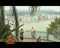 Schöne Aussicht von Unipraias Park in Florianopolis